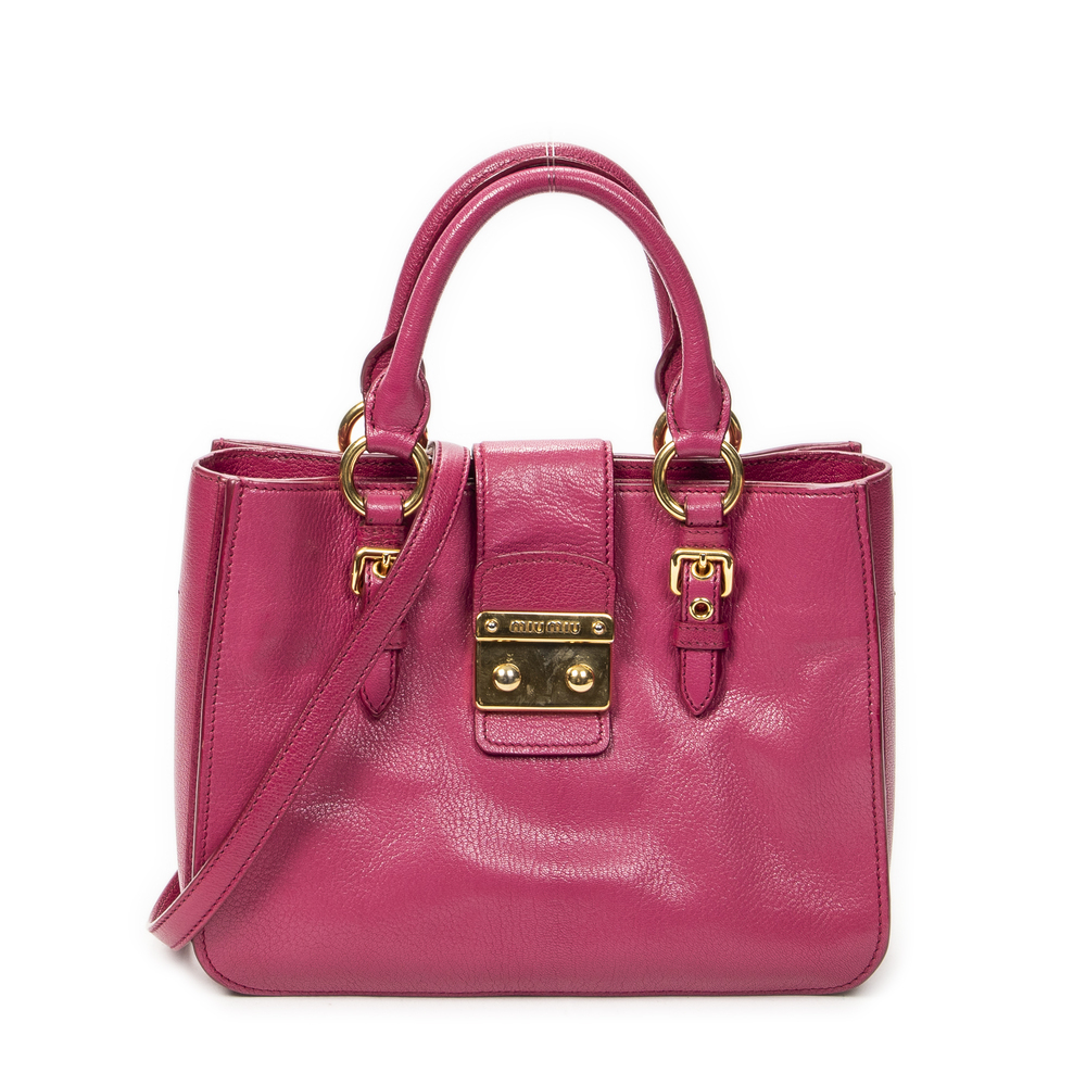 Miu Miu Pushlock Executive Tote